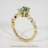 1.74 Ct. Sapphire Ring, 18K Yellow Gold 2