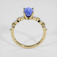 1.38 Ct. Blue Sapphire Ring, 18K Yellow Gold 3