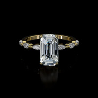 3.57 Ct. Sapphire Ring, 18K Yellow Gold 1