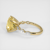 6.75 Ct. Yellow Sapphire Ring, 18K Yellow Gold 4