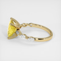 3.77 Ct. Yellow Sapphire Ring, 18K Yellow Gold 4