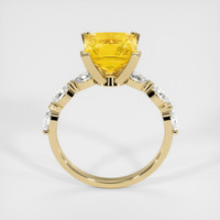 5.03 Ct. Yellow Sapphire Ring, 18K Yellow Gold 3