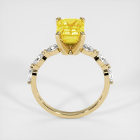 4.96 Ct. Yellow Sapphire Ring, 18K Yellow Gold 3