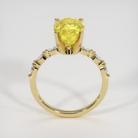 4.38 Ct. Yellow Sapphire Ring, 18K Yellow Gold 3