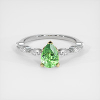 1.00 Ct. Gemstone Ring, 14K Yellow & White 1