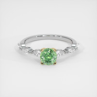 0.97 Ct. Gemstone Ring, 14K Yellow & White 1