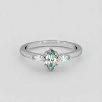 0.42 Ct. Alexandrite Ring, Platinum 950 1