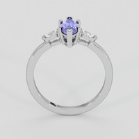 1.05 Ct. Purple Sapphire Ring, Silver 3