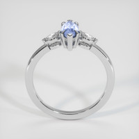 0.96 Ct. Sapphire Ring, 18K White Gold 3