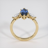 1.76 Ct. Blue Sapphire Ring, 10K Yellow Gold 3