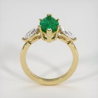 2.76 Ct. Emerald Ring, 18K Yellow Gold 3