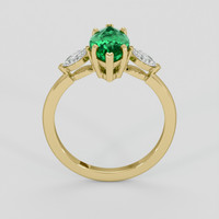 1.94 Ct. Emerald Ring, 18K Yellow Gold 3
