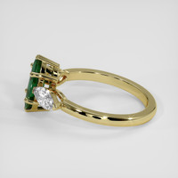 1.04 Ct. Greenish Blue to Purple Alexandrite Ring, 18K Yellow Gold 4