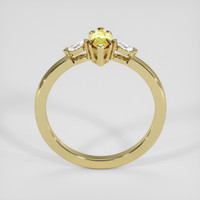 0.59 Ct. Yellow Sapphire Ring, 18K Yellow Gold 3