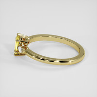 0.59 Ct. Yellow Sapphire Ring, 18K Yellow Gold 4