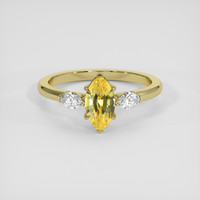 1.82 Ct. Yellow Sapphire Ring, 18K Yellow Gold 1