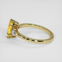 1.33 Ct. Yellow Sapphire Ring, 18K Yellow Gold 4