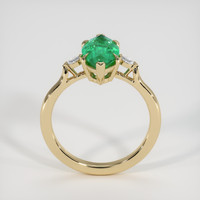 2.04 Ct. Emerald Ring, 18K Yellow Gold 3