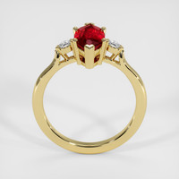2.29 Ct. Ruby Ring, 18K Yellow Gold 3