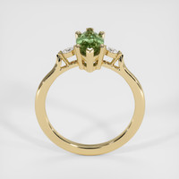 1.42 Ct. Green Sapphire Ring, 18K Yellow Gold 3