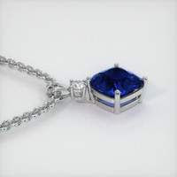 6.42 Ct. Blue Sapphire Pendant, Platinum 950 3