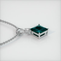 1.63 Ct. Gemstone Pendant, Platinum 950 3