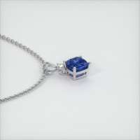2.23 Ct. Sapphire Pendant, 18K White Gold 3