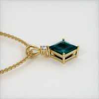 1.63 Ct. Gemstone Pendant, 14K Yellow Gold 3