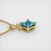 1.88 Ct. Gemstone Pendant, 18K Yellow Gold 3