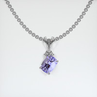 1.55 Ct. Gemstone Pendant, Platinum 950 1