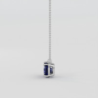 2.51 Ct. Blue Sapphire Necklace, Platinum 950 3