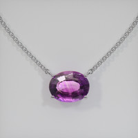 1.47 Ct. Gemstone Necklace, Platinum 950 1