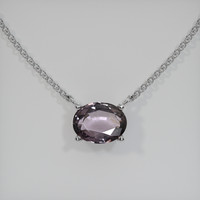 1.39 Ct. Gemstone Necklace, Platinum 950 1
