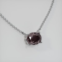 1.39 Ct. Gemstone Necklace, Platinum 950 2