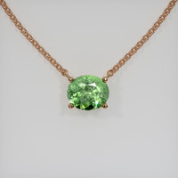 1.53 Ct. Gemstone Necklace, 14K Rose Gold 1