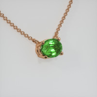 0.73 Ct. Gemstone Necklace, 14K Rose Gold 2