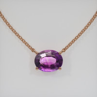 1.47 Ct. Gemstone Necklace, 14K Rose Gold 1