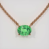 2.03 Ct. Gemstone Necklace, 14K Rose Gold 1