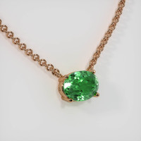 2.03 Ct. Gemstone Necklace, 14K Rose Gold 2