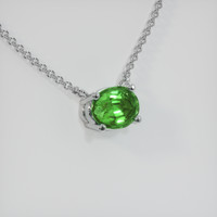 0.73 Ct. Gemstone Necklace, 14K White Gold 2