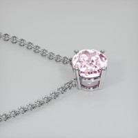 2.60 Ct. Gemstone Necklace, 14K White Gold 3
