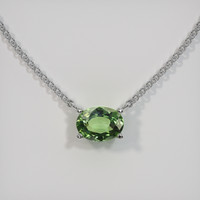 1.20 Ct. Gemstone Necklace, 14K White Gold 1