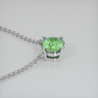 1.53 Ct. Gemstone Necklace, 18K White Gold 3