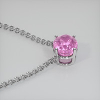 2.16 Ct. Gemstone Necklace, 18K White Gold 3