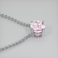 2.60 Ct. Gemstone Necklace, 18K White Gold 3