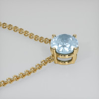 2.85 Ct. Gemstone Necklace, 14K Yellow Gold 3