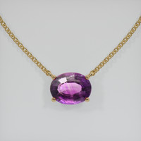 1.47 Ct. Gemstone Necklace, 14K Yellow Gold 1