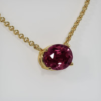 2.83 Ct. Gemstone Necklace, 14K Yellow Gold 2