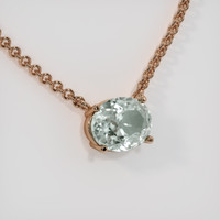 2.90 Ct. Gemstone Necklace, 14K Yellow Gold 2