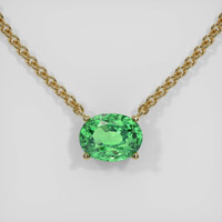 2.03 Ct. Gemstone Necklace, 14K Yellow Gold 1